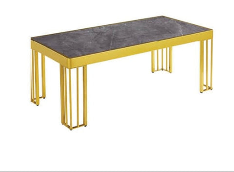 WINDSOR COFFEE TABLE GOLD FRAME