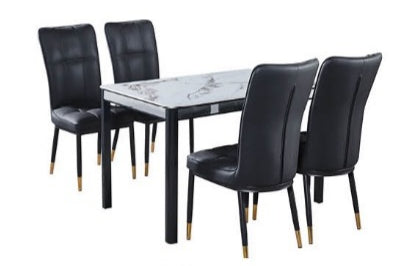 AMBER STEEL EDGE DINING TABLE 150cm Wide