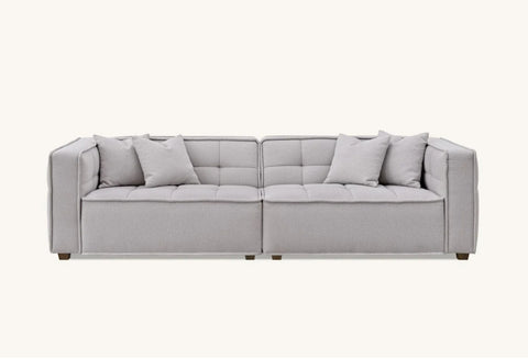 Aluxo Murray Sofa Range in Putty Boucle Fabric