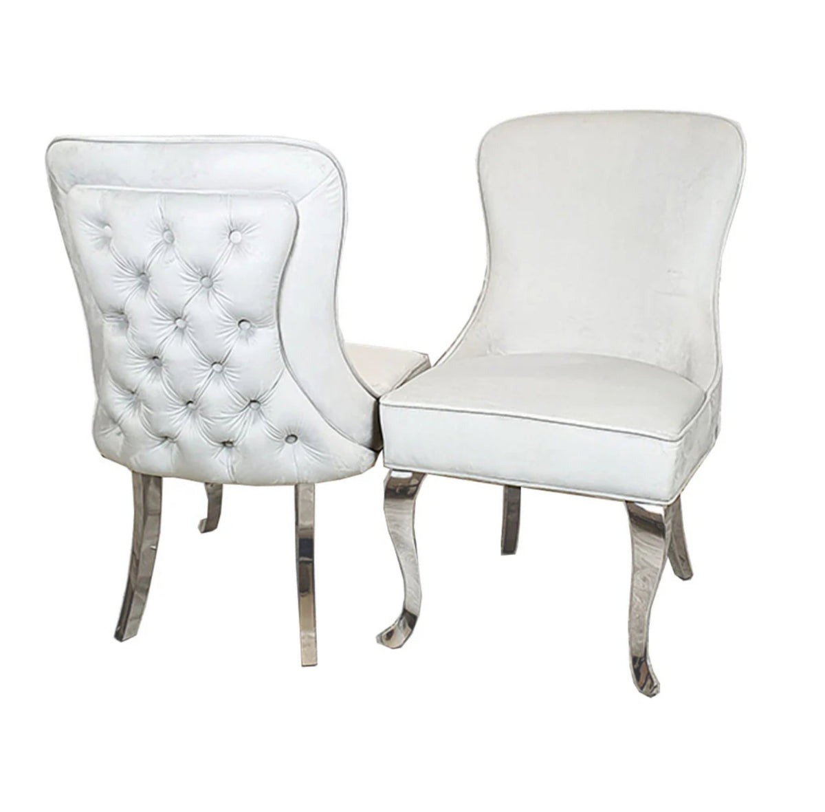 Sandhurst Dining Chair straight legs with buttoned back