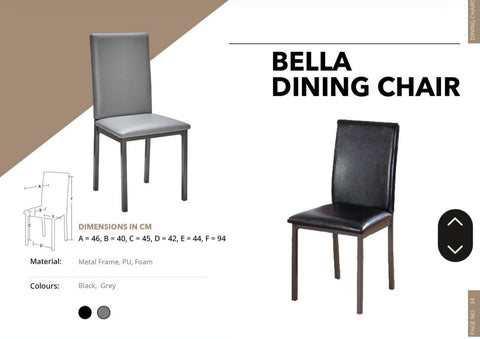 Bella Dining Chair x 4