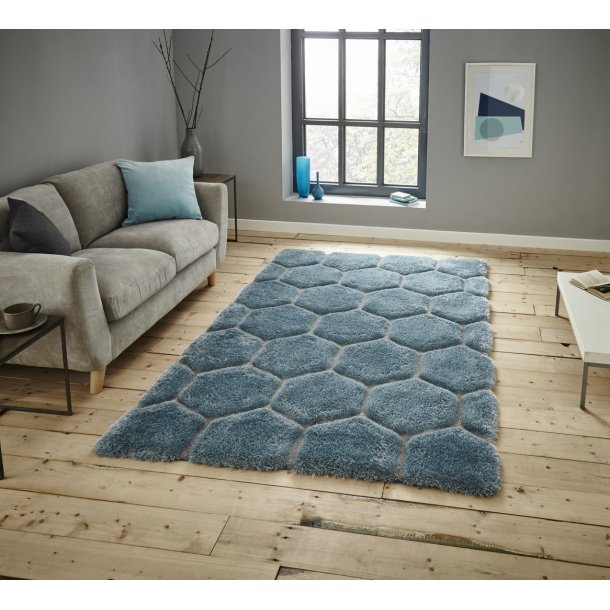 Noble House NH30782 Rug in Blue